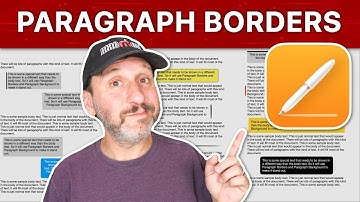 Using Paragraph Borders and Backgrounds in Pages