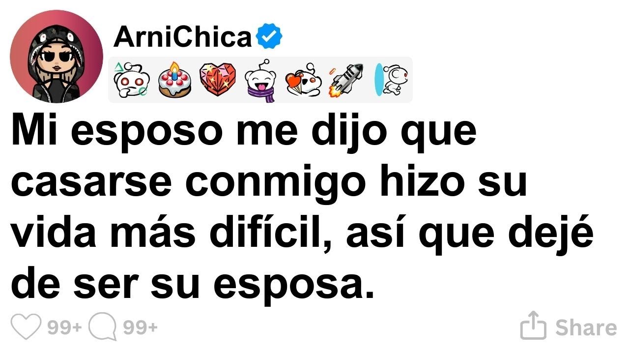 [TODA LA HISTORIA] Mi marido dijo que le complico la vida. Dejé de ser su esposa.