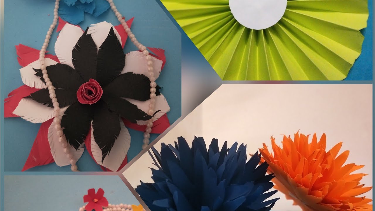 Dry paper flower craft YouTube