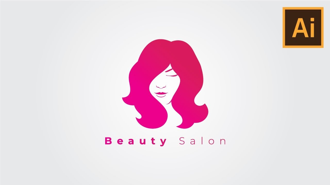 Logo Design Timelapse Beauty Salon Logo YouTube