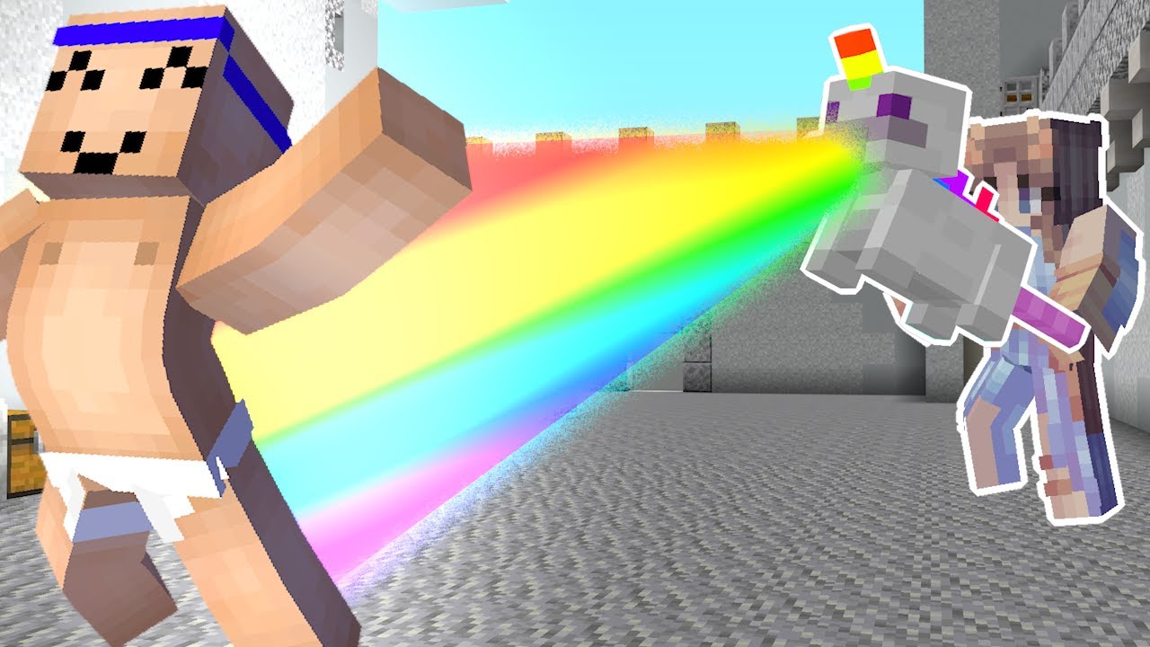 魔法の杖を奪え!お姫さま鬼ごっこゲーム【マイクラ】