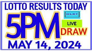 Lotto Results Today 5pm DRAW May 14, 2024 swertres results