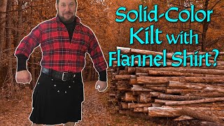 Solid-Color Kilt with Flannel Shirt? Net Worth