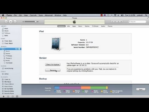 Video: Bagaimana cara mengotorisasi ipad untuk itunes?