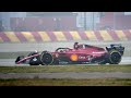 Charles Leclerc With F1-75 On Track