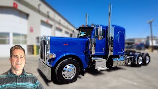 Legendary Blue 2024 Peterbilt 389 58 inch Flat – Available Now