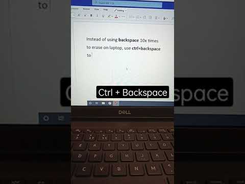 How to make use of backspace button smartly | Laptop Tricks and Tips