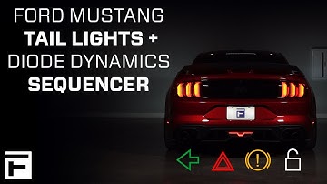 2015-2023 Mustang LED Tail Lights + Diode Dynamics Sequencer Module | FORM Lighting