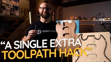 CNC Guitar Building Part 1: 3D-Free Approach with 1/4″ Flat Roughing End Mill | VCarve Tutorial