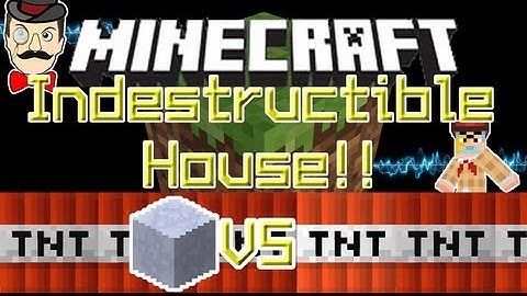 Minecraft Mods - Aether Mod Indestructible House! Aerogel VS Huge TNT Explosion!