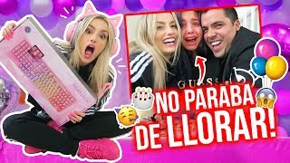 INCREIBLE REGALO SORPRESA!😱 NO PARÓ DE LLORAR!!!🙊🎁 | Katie Angel