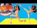 БАРБИ и ТЕРЕЗА 90-х БЕЗГРАНИЧНЫЕ ДВИЖЕНИЯ Barbie Workin' out Занятия фитнесом