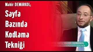 Mahir Demirkol Sayfa Bazında Kodlamalar