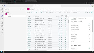 Business Central short video: Embed Business Central in Teams tabs