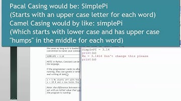 Python Mod02-03 Declaring Constants and Variables