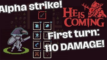A 110 DAMAGE ALPHA STRIKE!! #VERYHARD #heiscoming  #roguelike #harbingeriv