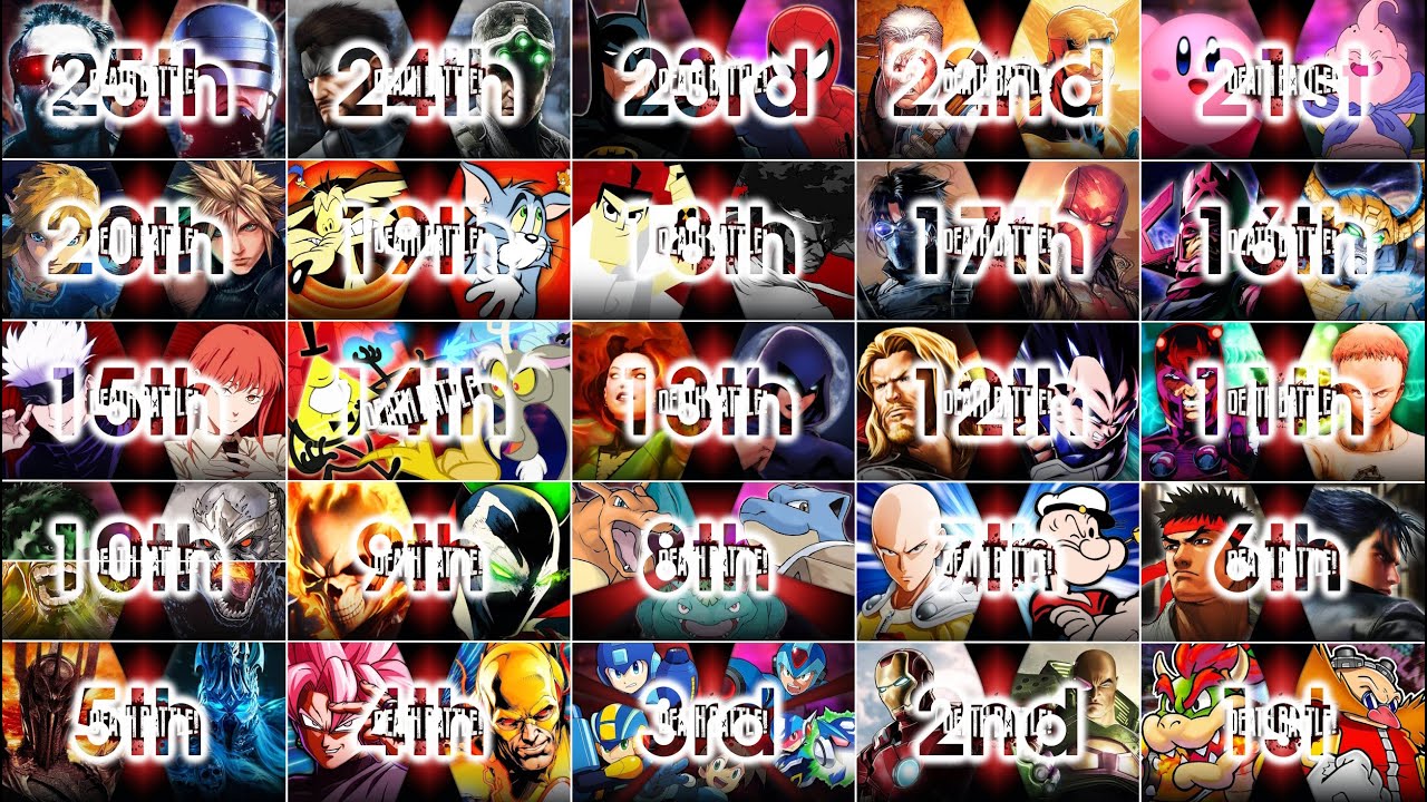 Top 20 DEATH BATTLE! Episodes (Remastered Recompilation!) -- Morkez Marihser