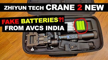 Where are my Zhiyun Crane 2 Original Batteries? AVCS India