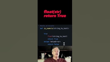 CORRECT way to check if Python string is numeric (float or int) 🐍 #shorts
