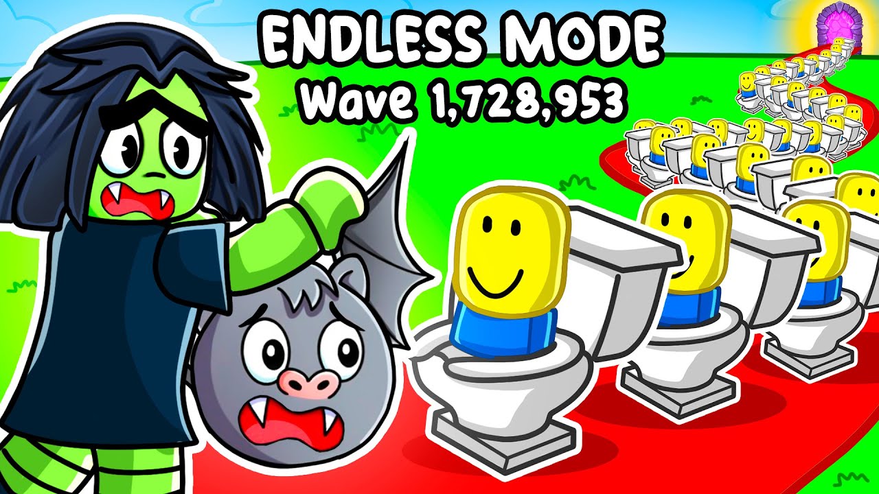 Can We BEAT ENDLESS MODE In Toilet Tower Defense?!