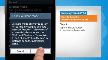 How to Enable/disable Airplane Mode in Samsung® GALAXY S4