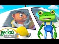 Wake Up Weasel Cake Catastrophe | Gecko | Cars, Trucks &amp; Vehicles Cartoon | Moonbug Kids