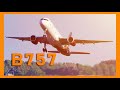 Boeing b757 only plane spotting  beautiful compilation on european airports 4k