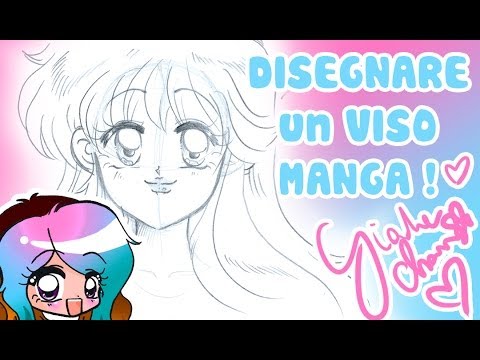 Come Disegnare Un Viso In Stile Manga Tutorial Youtube