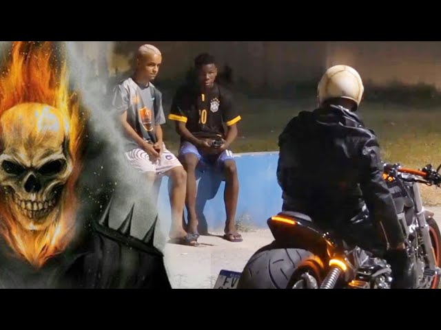 PEGADINHA: MOTOQUEIRO FANTASMA 2022 - (Ghost Rider Prank) 