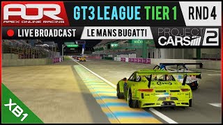 Project CARS 2 | AOR GT3 League | XB1 Tier 1 | S10 | R4: Le Mans Bugatti