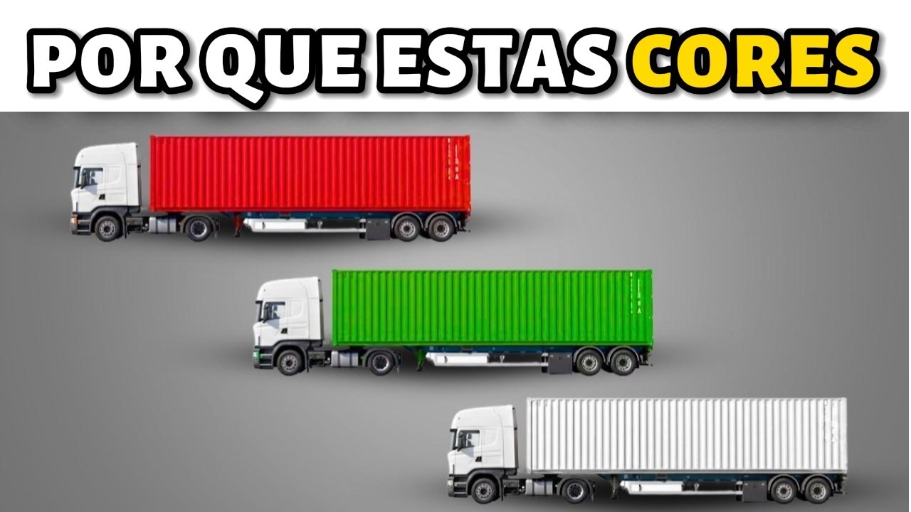 O que REALMENTE significam as cores dos CONTÊINERES?