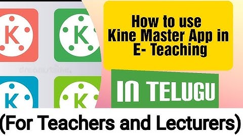 How to edit Educational videos with mobile in telugu | Kine master in Telugu | edit videos in telugu