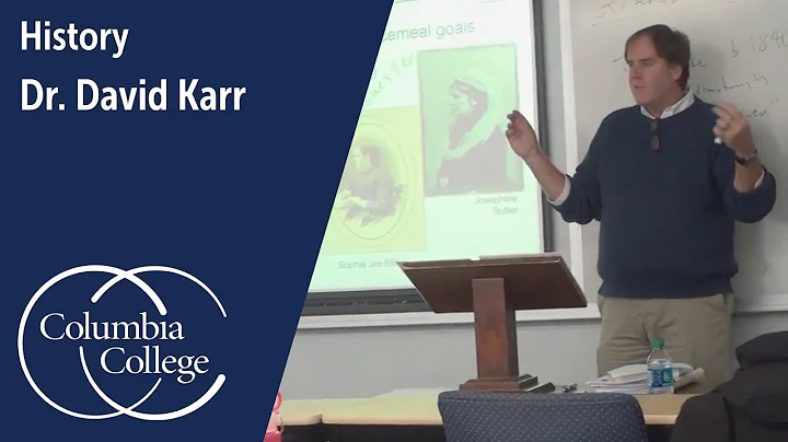 Dr. David Karr: Professor of History, Columbia Col...