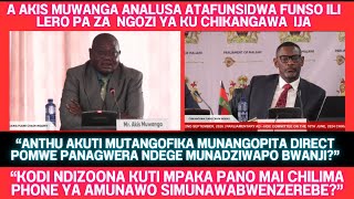 AKIS MUWANGA YEMWE ANALI WAMKULU KU POLICE WAKHAULITSIDWA NDI MA FUNSO PA ZA IMFA YA CHILIMA MWAIMVA