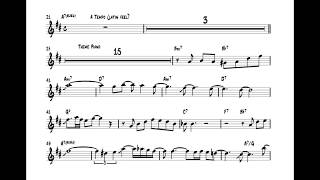 Scott Hamilton plays : The Lamp Is Low  (solo transcription) chords