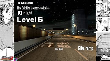 湾岸ミッドナイト Maximum Tune 3 10人抜きモード | 10 Outrun [New Belt Line (counter-clockwise) - Level 6]