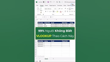 99% Người KHÔNG BIẾT cách dùng này của hàm VLOOKUP #excelchicken #excel #gà_excel #vlookup