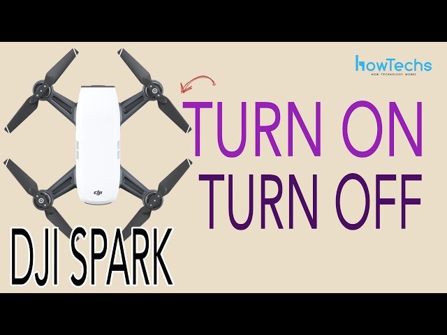Leia Kirsebær Accor DJI Spark - How to Turn On and Off - YouTube