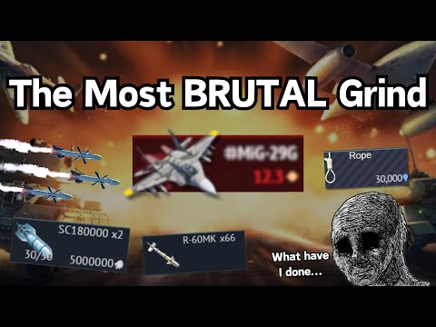 The MOST PAINFUL Grind for Top-Tier Fighter!💀| MiG-29G Grind Madness🔥(It's hard)