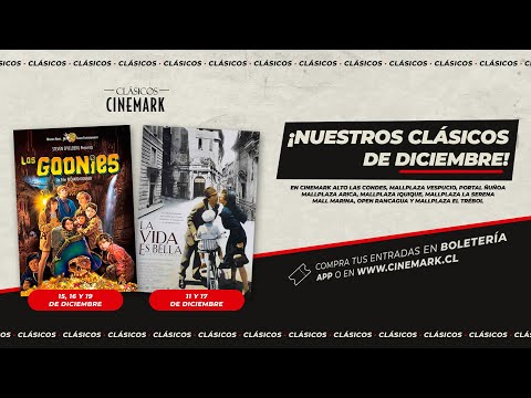 Clásicos en Cinemark: Los Goonies / La Vida es bella