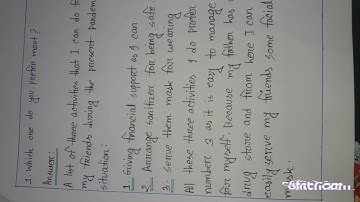 class 7 English Assignment 8th week 2021....😍please subscribe.