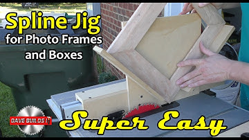 SUPER EASY  Spline Jig Build for Photo Frames and Boxes.