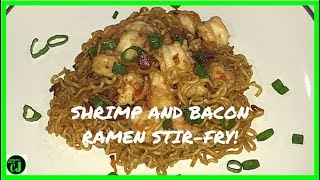 Shrimp And Bacon Ramen Stir-Fry Igtv Format How To Make Ramen Stir-Fry With Shrimp And Bacon.