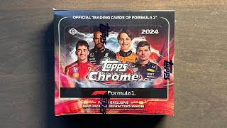 2024 Topps Chrome F1 Qualifying Lap Box Opening  Better Than Expected