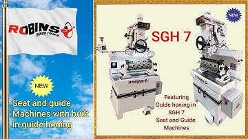 Robins Seat and guide Machines with built in guide honing Machines #robinsmachines #enginerebuilding