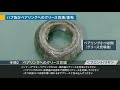 ①ハブプレロード調整前のグリース充填／塗布