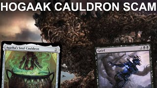 TRIPLE HYBRID COMBO BEATDOWN! Legacy Hogaak Scam Soul Cauldron Combo. Three decks in one! MTG