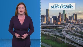 Why could switching to electric vehicles save thousands of lives in Houston?