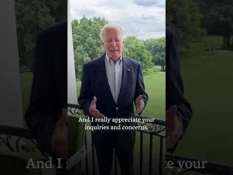Biden Gives Update on Covid Diagnosis