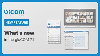 Whats New: gloCOM 7.1
